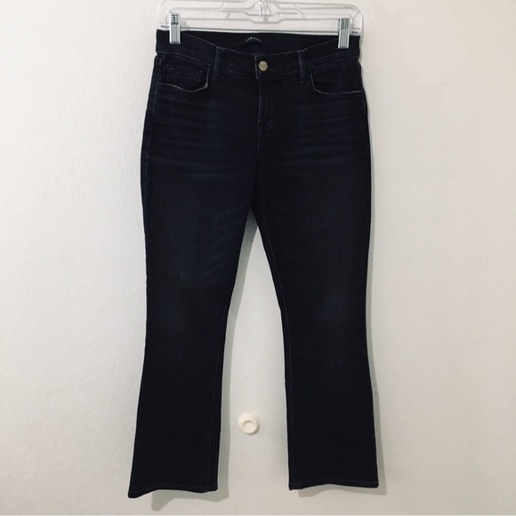 J Brand Selena Bootcut Cropped Black Jeans size 26 - Picture 2 of 9